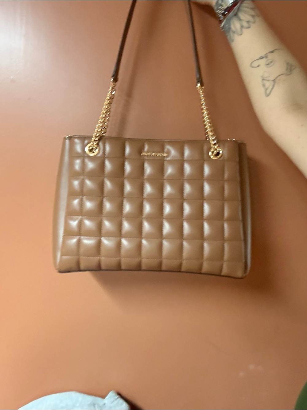 Michael Kors quilted bag chain shoulder tote-OFFERS ACCEPTED